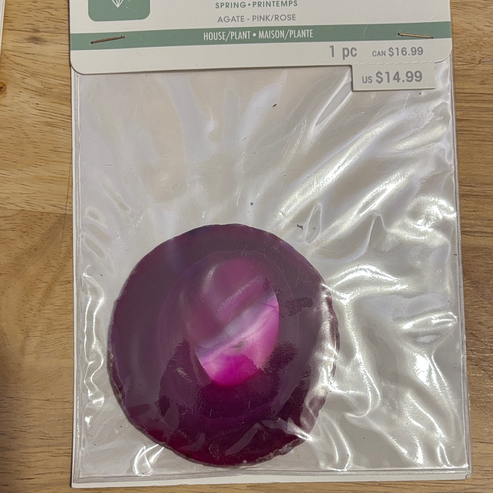 Pink Agate Slice
